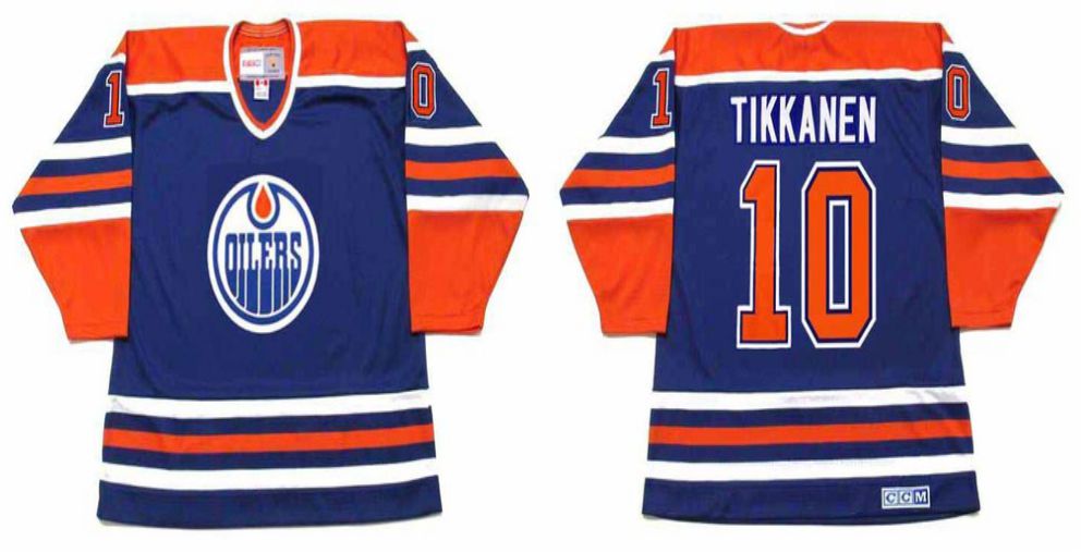 2019 Men Edmonton Oilers #10 Tikkanen Blue CCM NHL jerseys->edmonton oilers->NHL Jersey